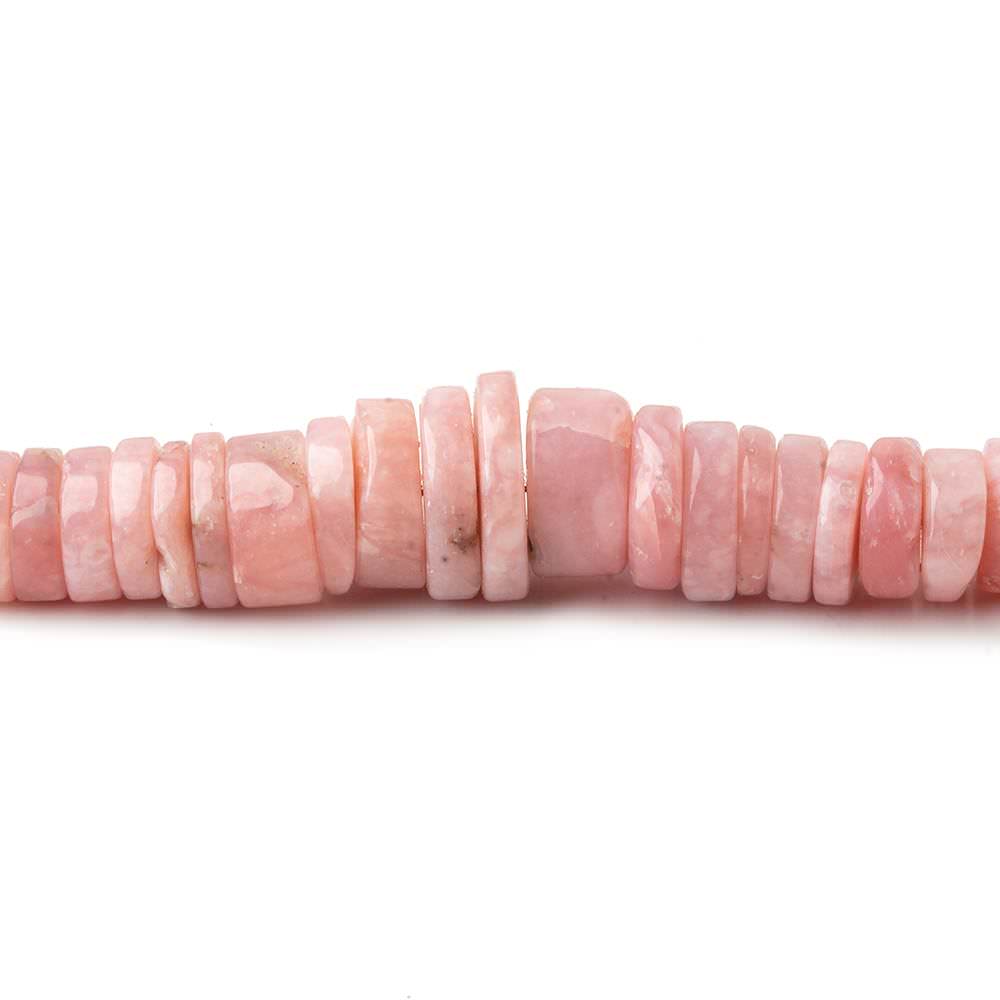3.5-8mm Pink Peruvian Opal Heshi Beads 18 inch 250 pieces AA