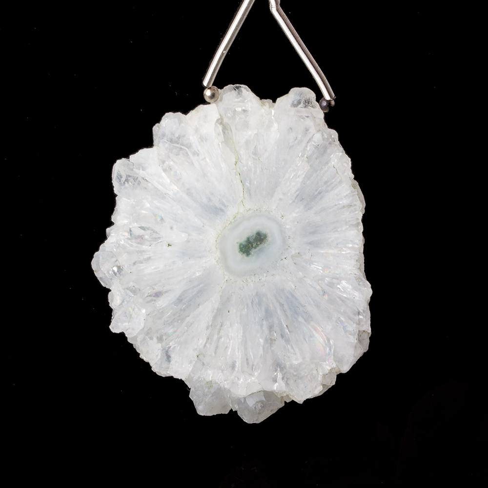 39x45mm Solar Quartz Plain Slice Bead 1 piece