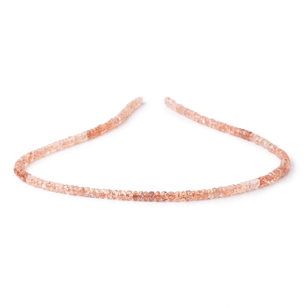4-4.5mm Lepidocrocite Faceted Rondelle Beads 16 inch 148 pieces
