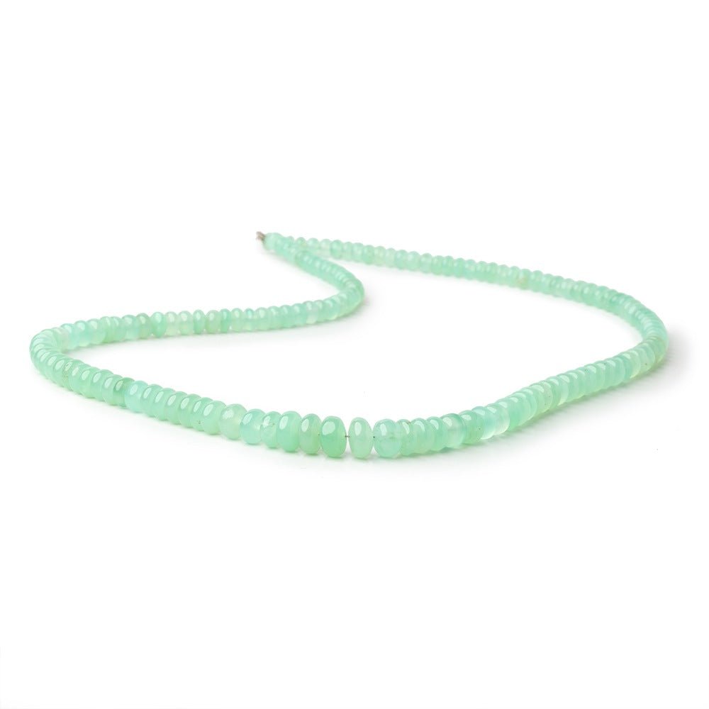 6-9mm Chrysoprase Plain Rondelle Beads 18 inch 144 pieces