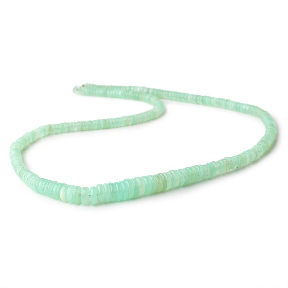 4-8mm Chrysoprase Plain Heshi Beads 18 inch 280 pieces