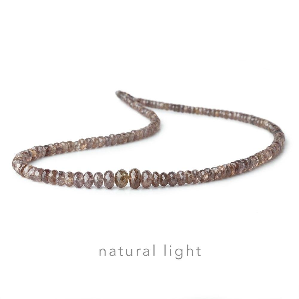 4-8mm Color Change Garnet Faceted Rondelle Beads 15 inch 158 pieces