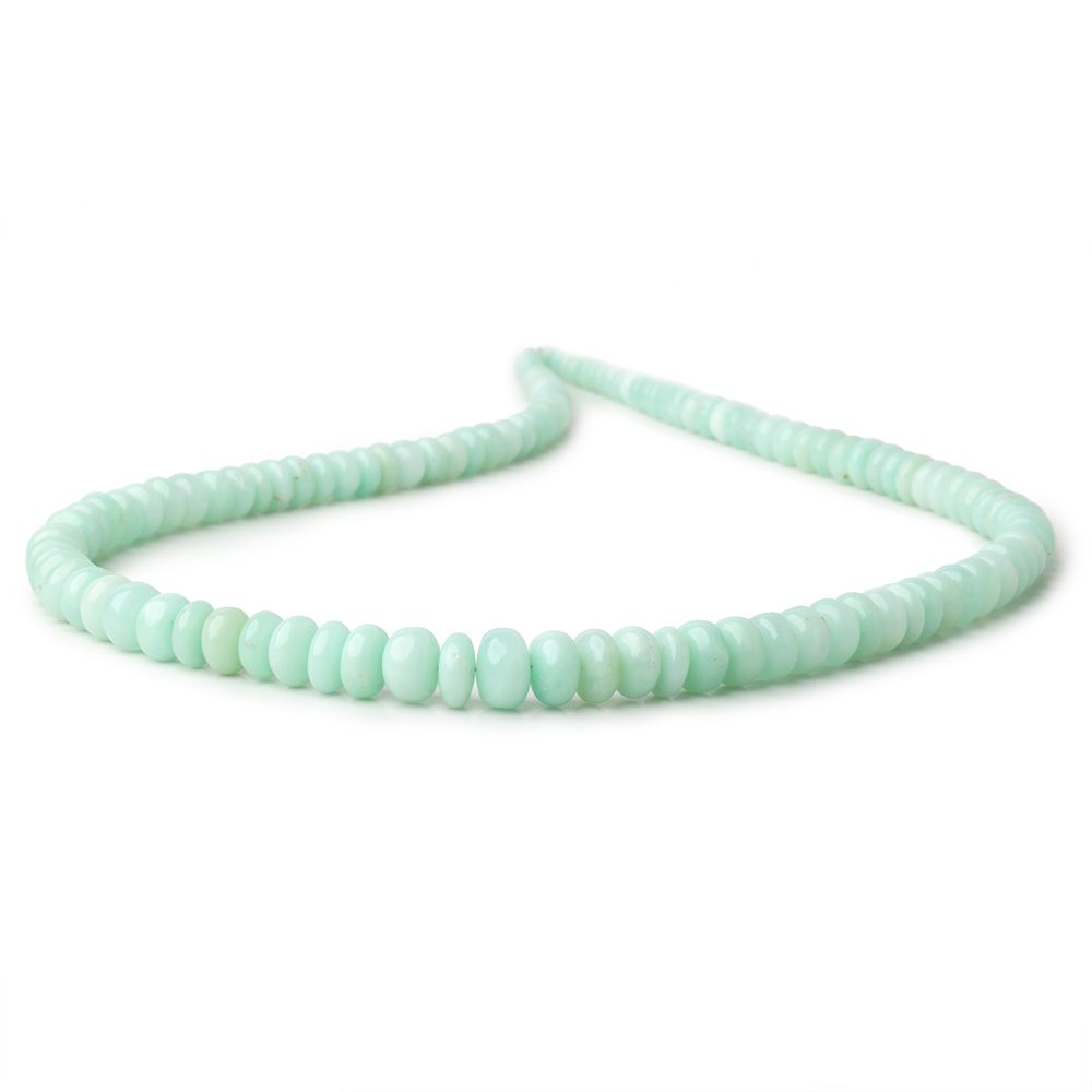 4-9.5mm Chrysoprase Plain Rondelle Beads 18 inch 118 pieces A