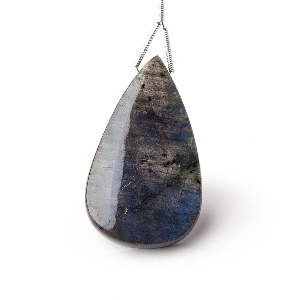 41x25x6mm Labradorite Plain Pear Pendant 1 AAA Focal