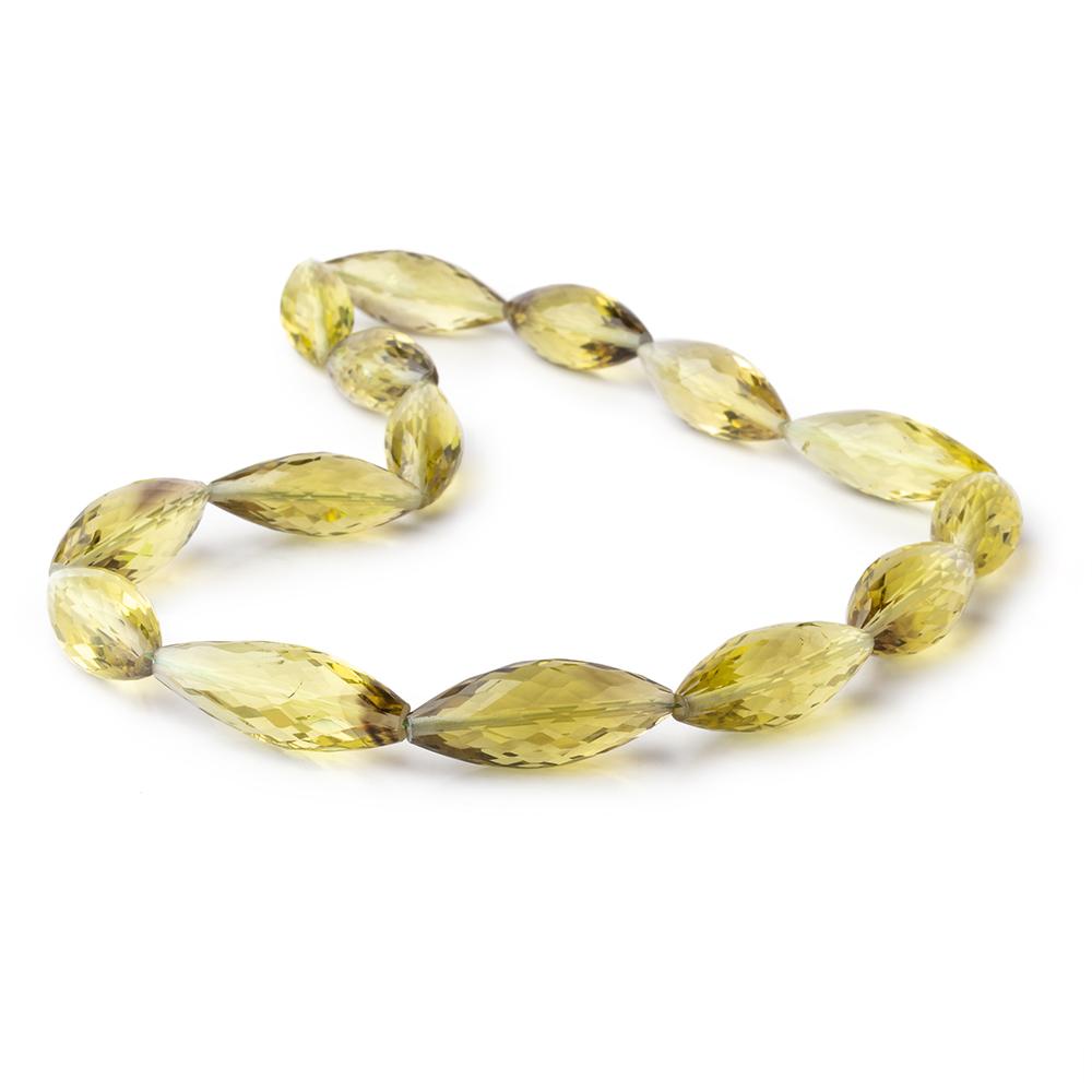 22x9-30x11mm Bi-Color Quartz Faceted Marquise Beads 16 inch 15 pieces