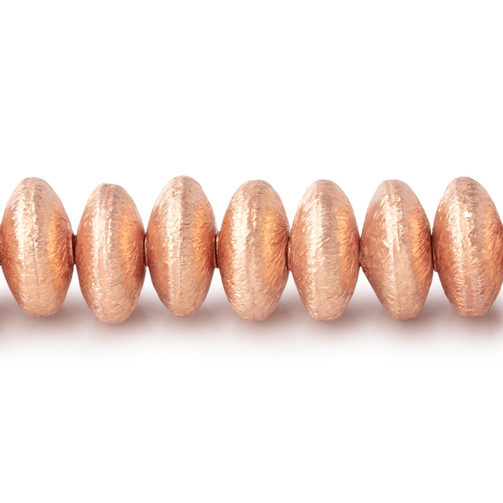 8mm Brushed Disc Beads