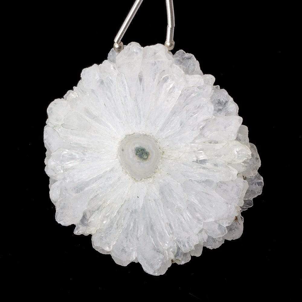 48x48mm Solar Quartz Plain Slice Bead 1 piece