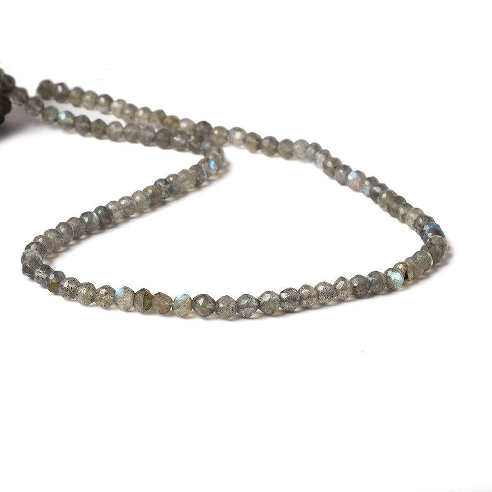 4mm Labradorite faceted round beads 13 inch 90 pieces