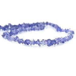 4mm Tanzanite Plain Nugget Chip Beads 14 inch 200 pieces