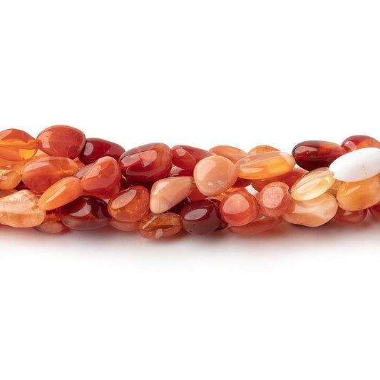 4x3-8x6mm Multi Color Fire Opal Plain Nugget Beads 18 inch 80 pieces A