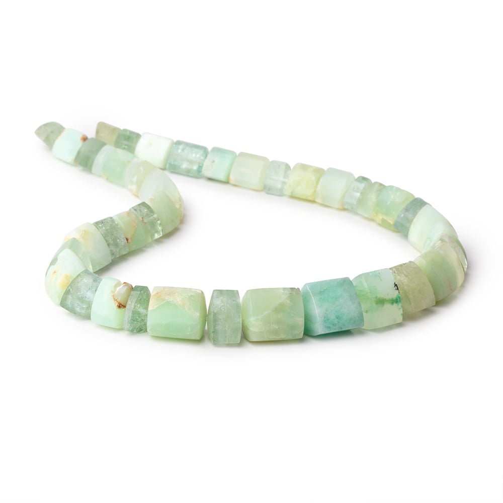 4x9-15x13mm Beryl & Chrysoprase Trillion Beads 16.5 inch 42 pieces AAA
