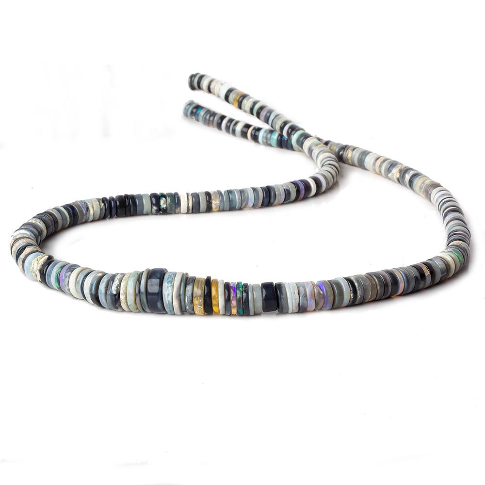 5-10mm Australian Multi Color Opal Heshi Beads 18 inc 285 pieces
