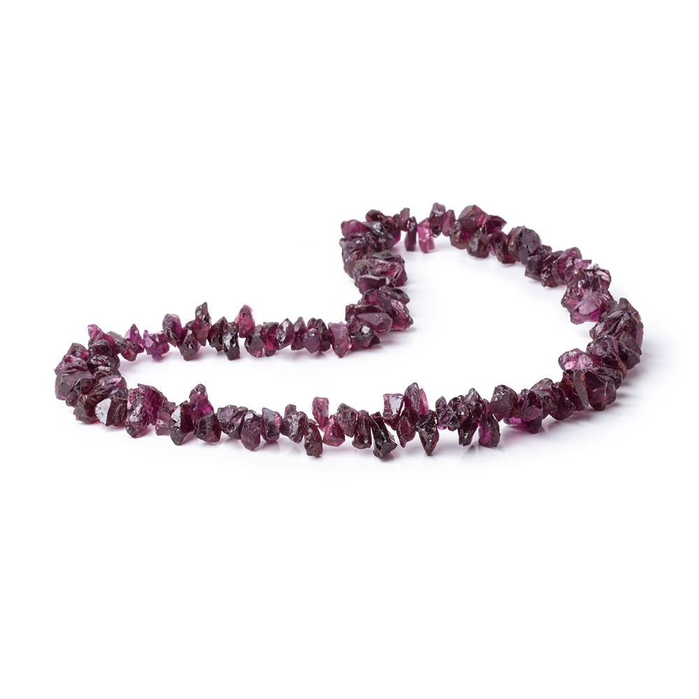 5-10mm Rhodolite Garnet Beads Natural Crystal 15 inch 137 pieces