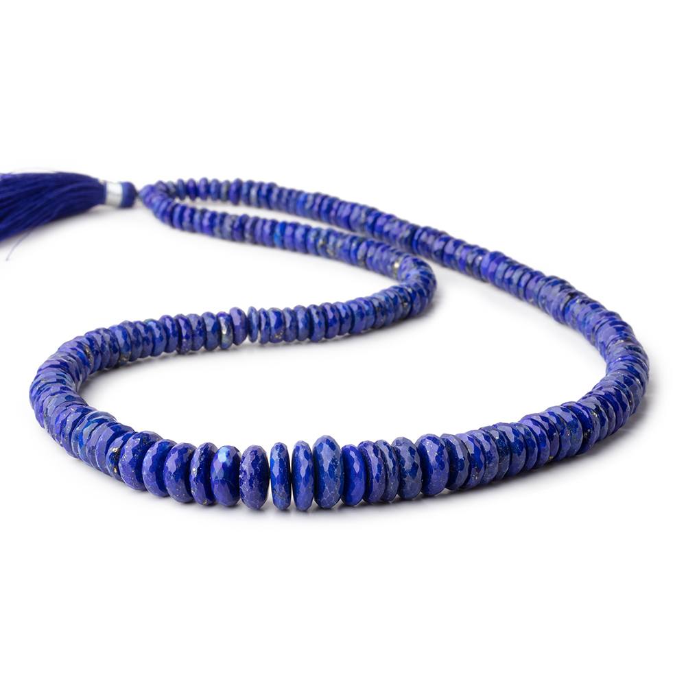 5-11mm Lapis Lazuli Faceted heshi beads 19 inch 158 pieces
