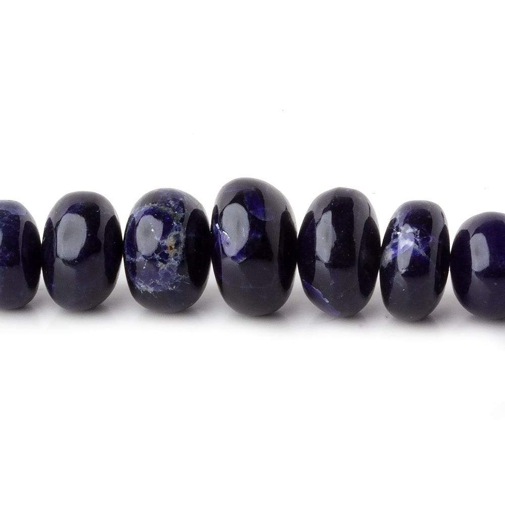 5-11mm Sodalite plain rondelle beads 19.5 inch 114 pieces A