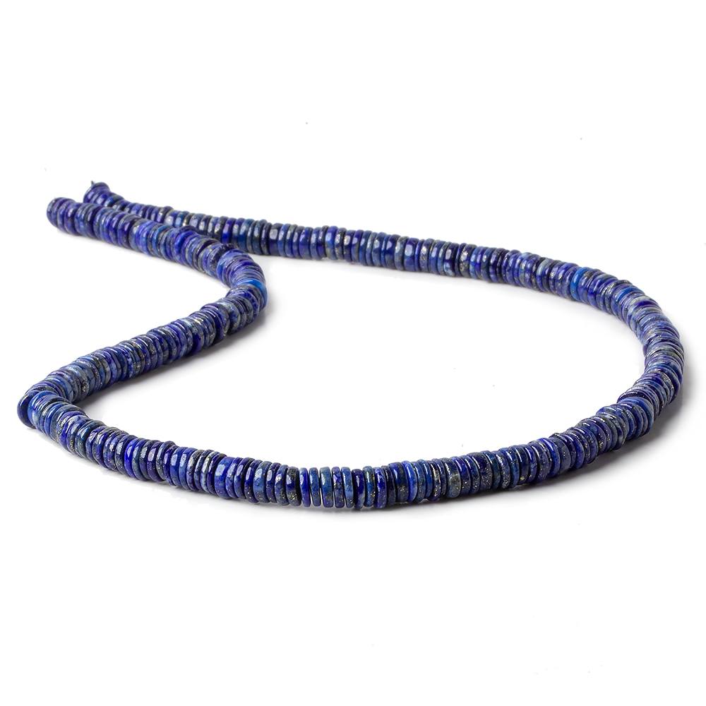 5-5.5mm Lapis Lazuli plain heshi beads 15 inch 285 pieces