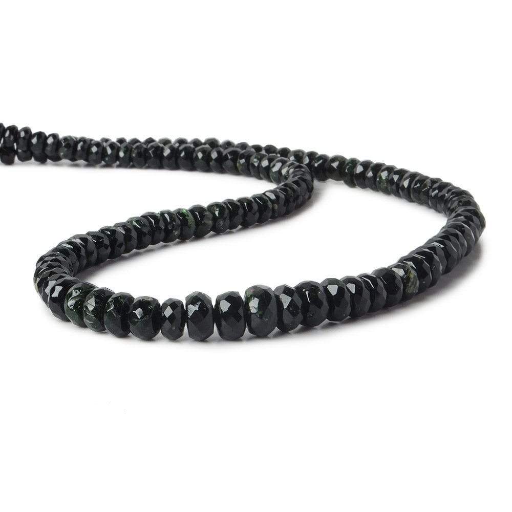 5-7mm Chrome Tourmaline Faceted Rondelle 14 inch 122 pieces