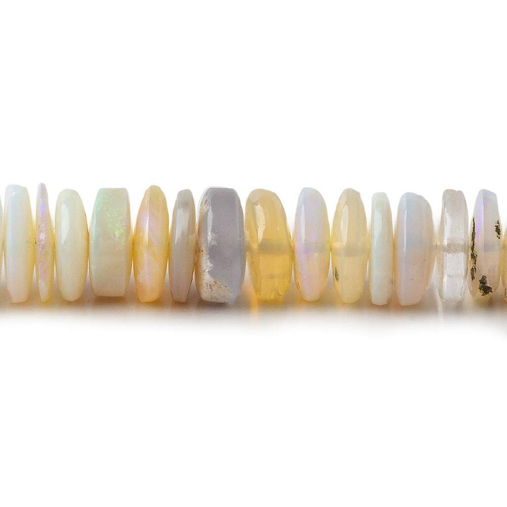 5-8mm Australian Opal Plain Heshi Beads 18 inch 255 pieces AA