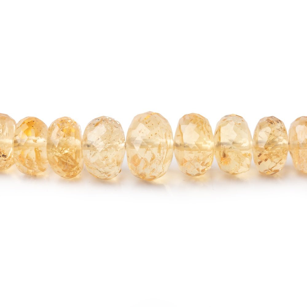 5-8mm Imperial Topaz faceted rondelle beads 17 inch 112 pieces
