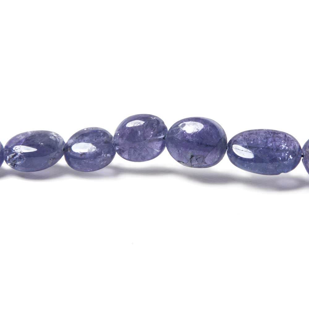 5-9mm Tanzanite Plain Oval Beads 16 inch 68 pieces