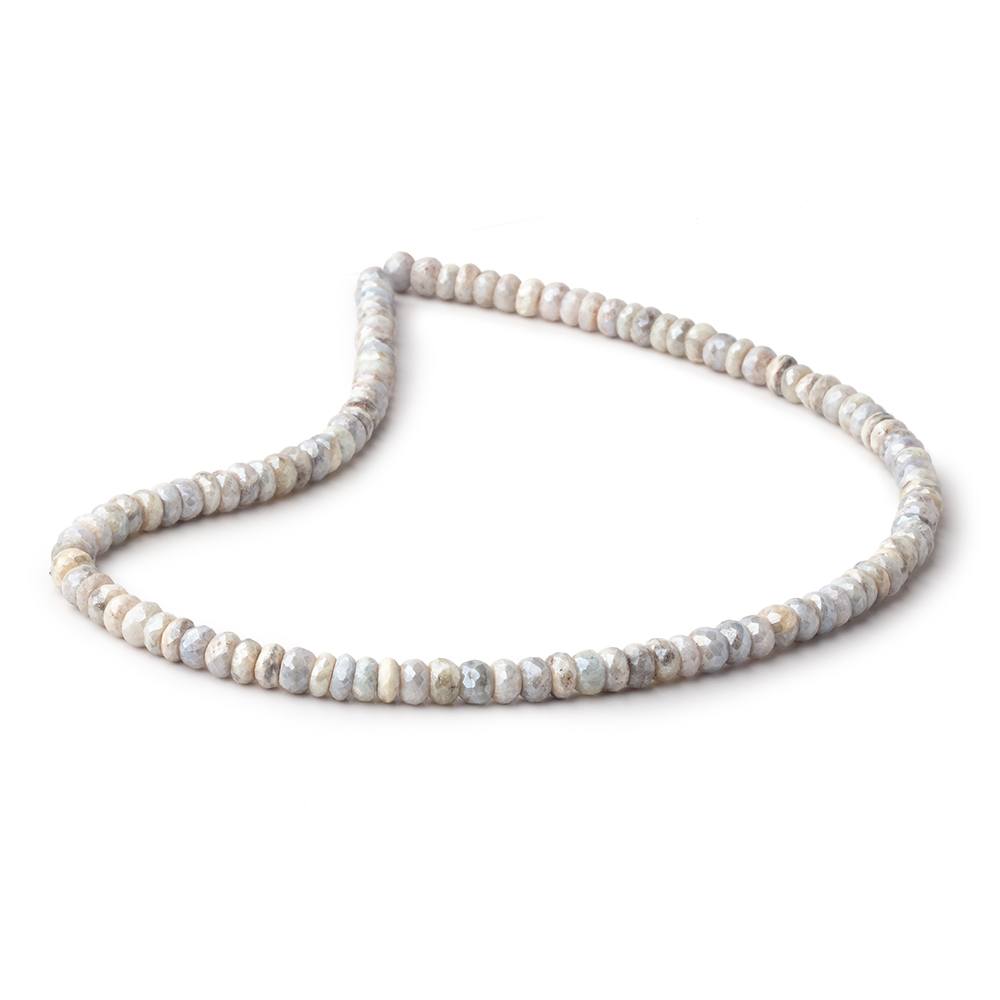 5.5mm Mystic Sapphire Faceted Rondelle Beads 14 inch 99 pieces