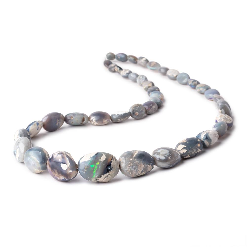 5.5x5-20x14mm Australian Opal Plain Nugget Beads 16 inch 35 pieces