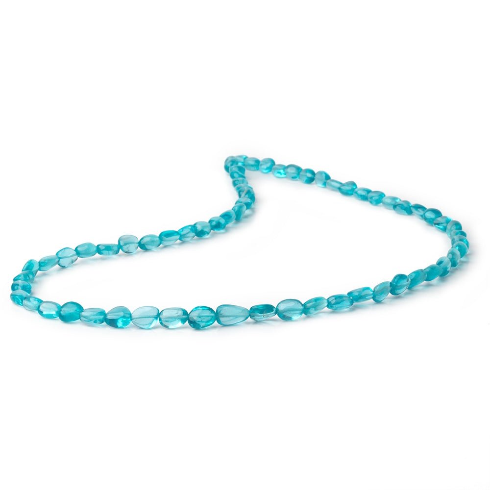 5.5x5-8.5x6.5mm Apatite Plain Nugget Beads 18 inch 62 pieces AA