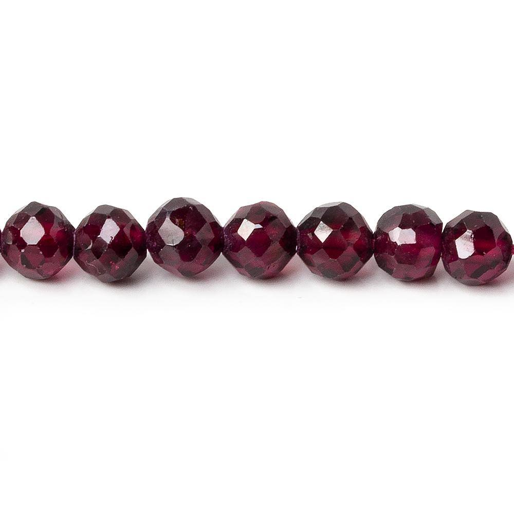5mm Rhodolite Garnet faceted round Beads 14.5 inch 78 pieces