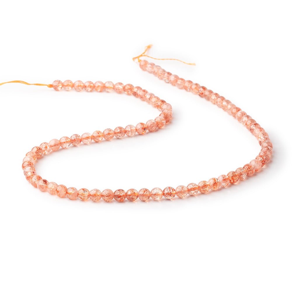 5mm Sunstone Plain Round Beads 16 inch 84 pieces