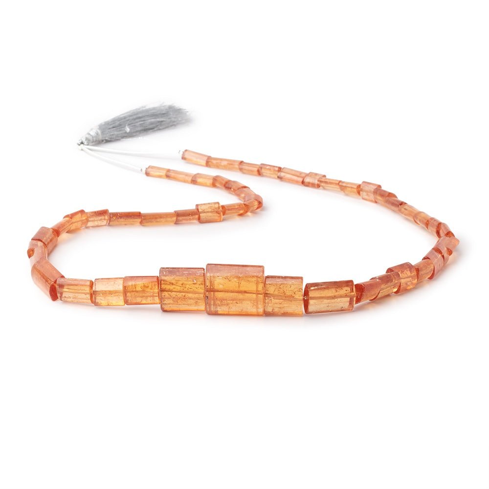 5x7-18x16mm Imperial Topaz Plain Tube Beads 20 inch 49 pieces AAA