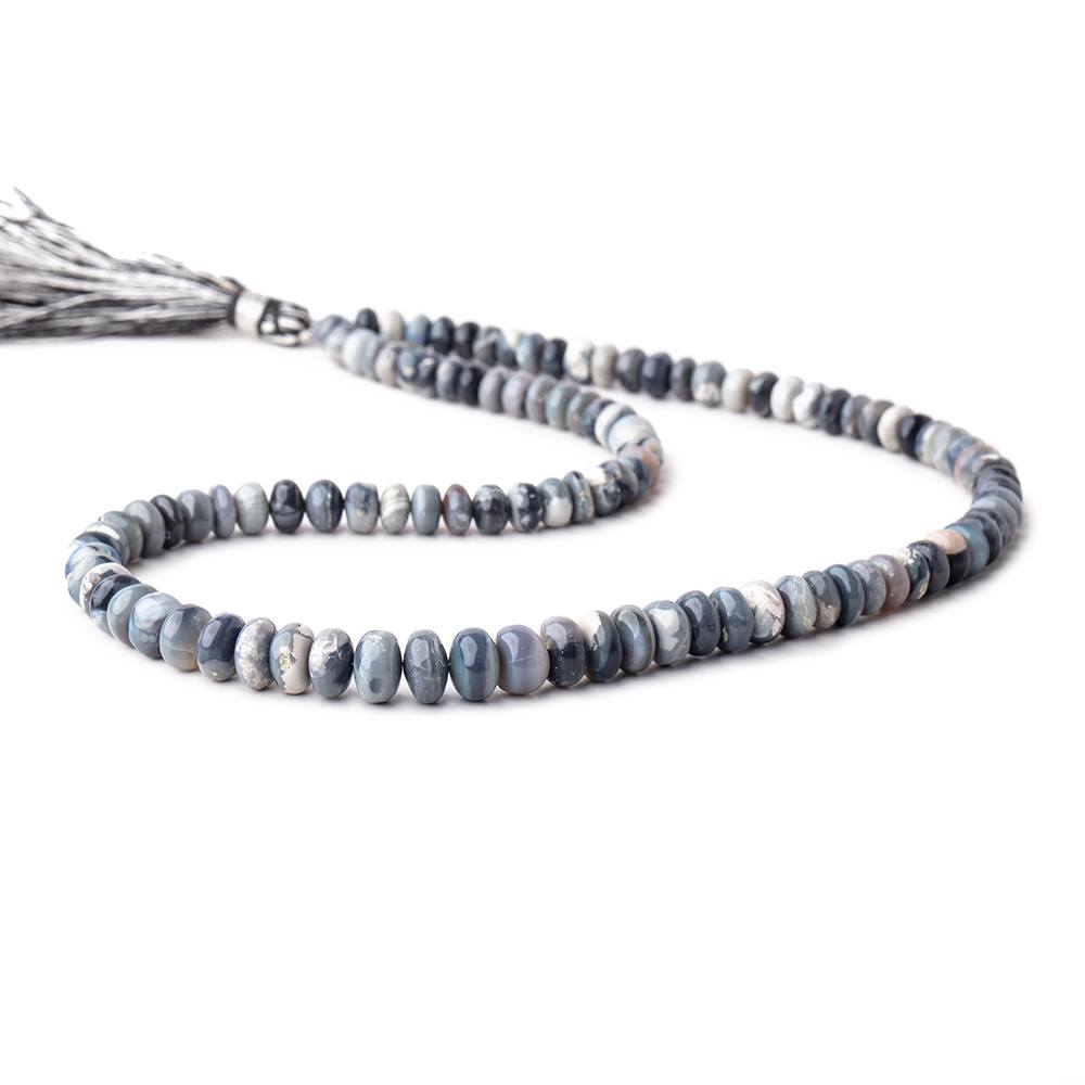 6-8mm Australian Opal Plain Rondelle Beads 16 inch 108 pieces