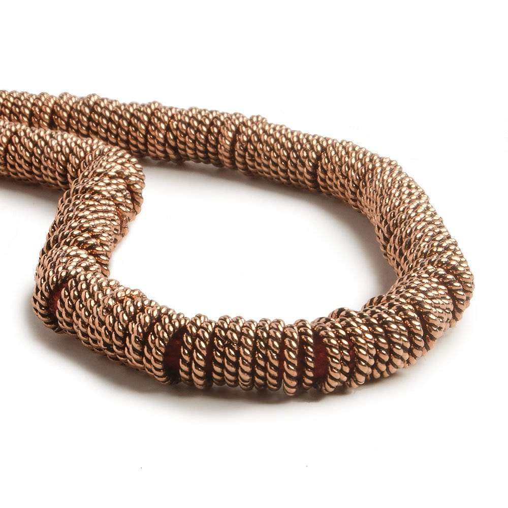 6mm Copper Twisted Wire Jump Ring 8 inch 187 pieces