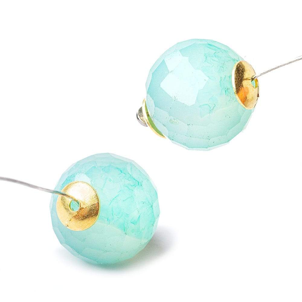 6mm 22kt Gold plated Copper plain Bead Cap 8 inch 148 pieces