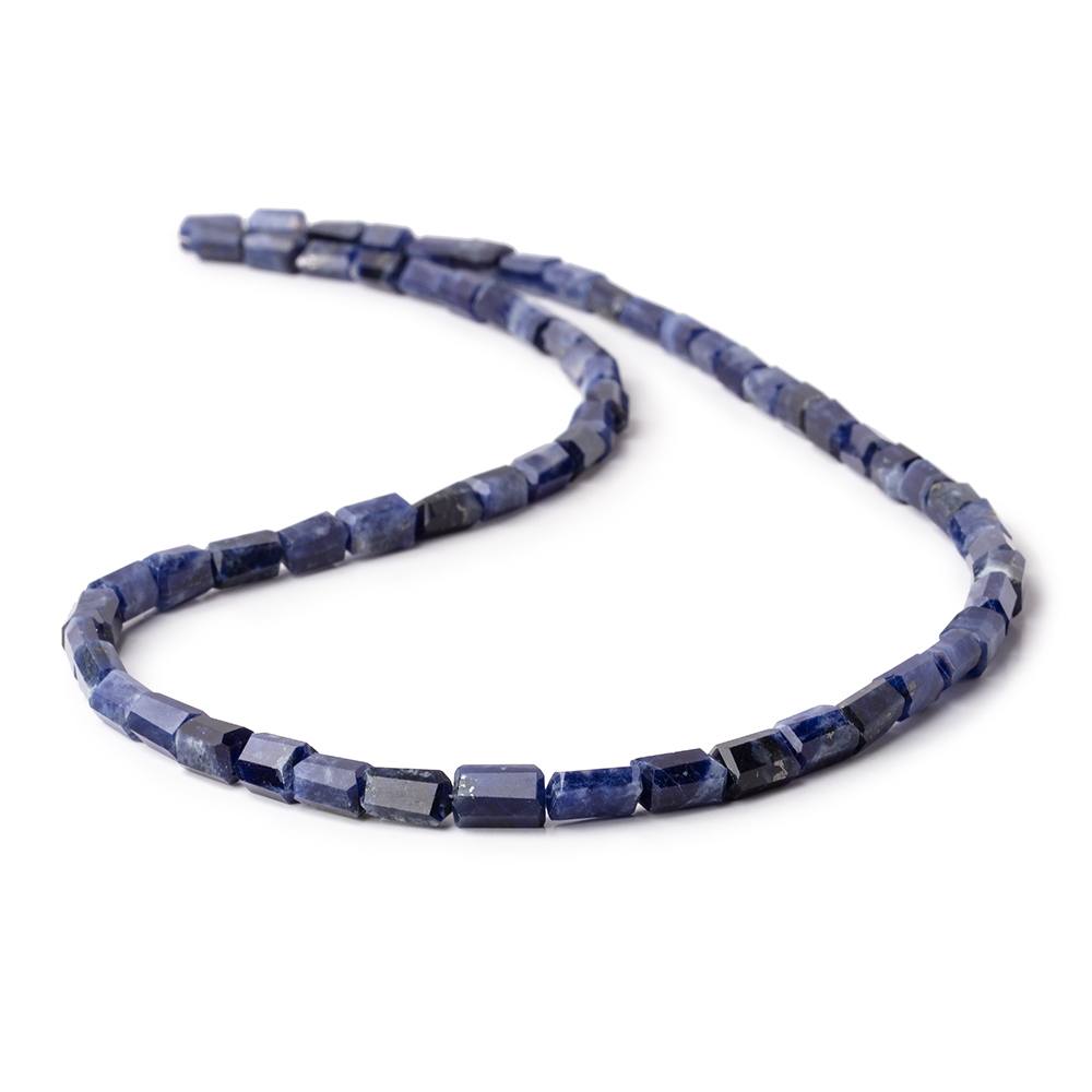 6x4-9x5mm Sodalite Faceted Nugget Beads 18 inch 63 pieces