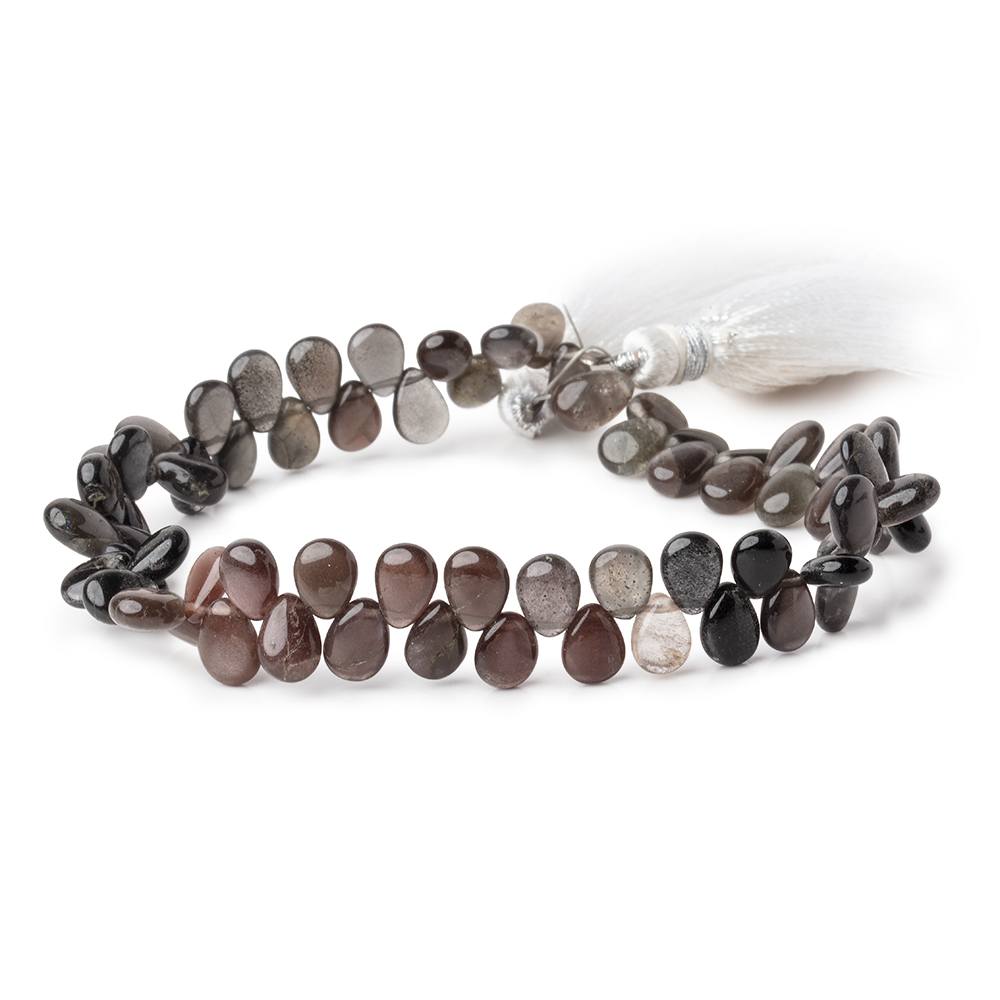 6x5-7x6mm Cat's Eye Scapolite Plain Pear Beads 8 inch 70 pieces