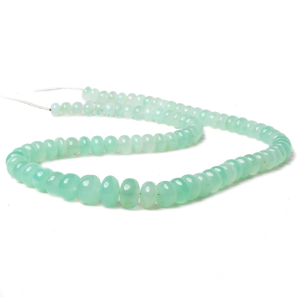 7-11.5mm Chrysoprase plain rondelle beads 20 inch 86 pieces A