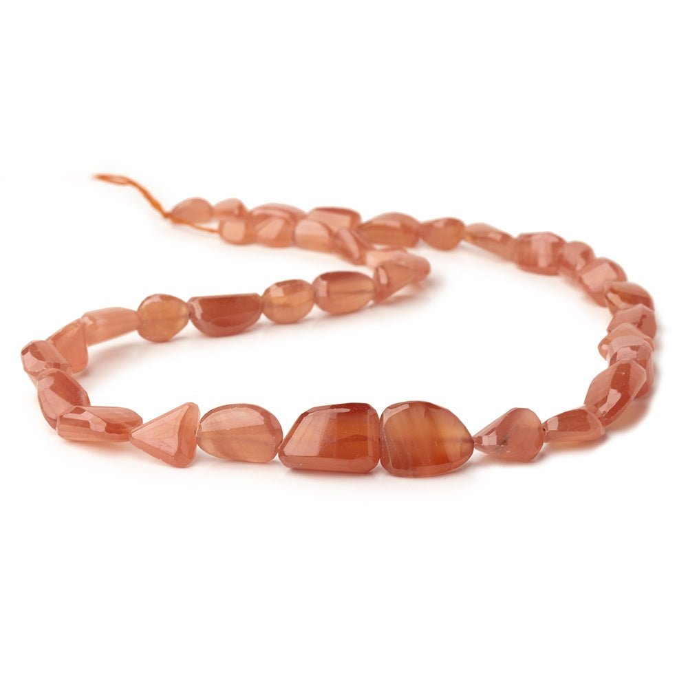 7-15mm Rhodochrosite Faceted Nugget Beads 17 inch 36 pieces AA