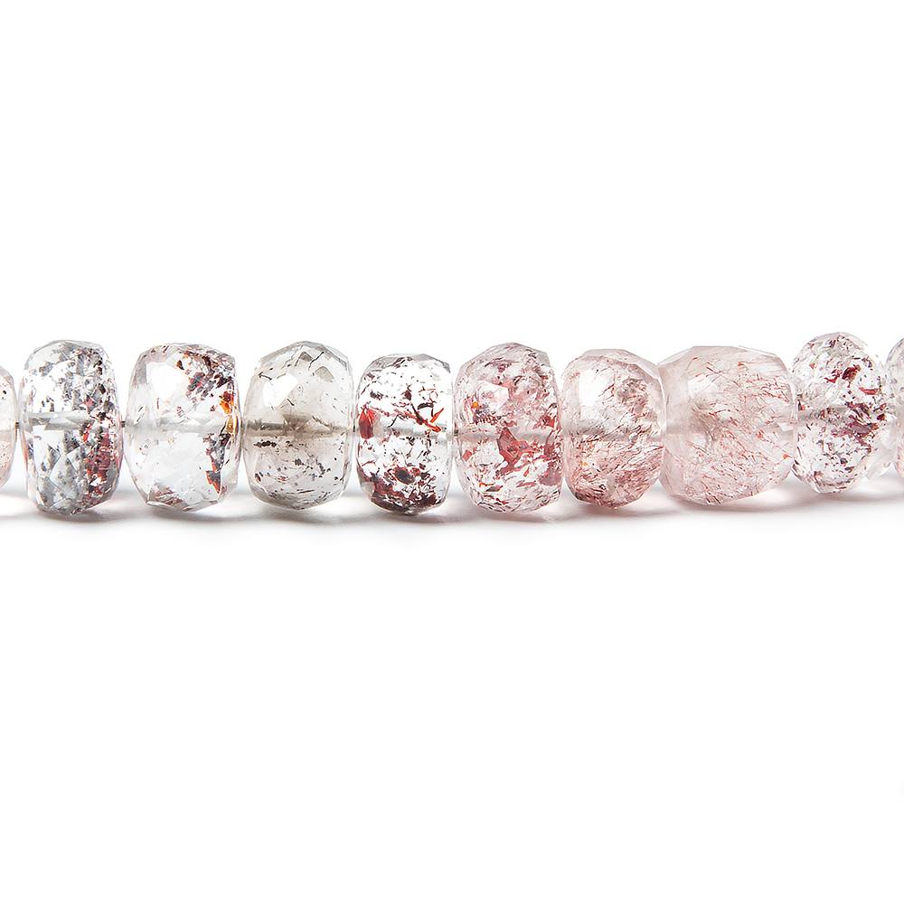 7-8mm Lepidocrocite Faceted Rondelle Beads 16 inch 80 beads