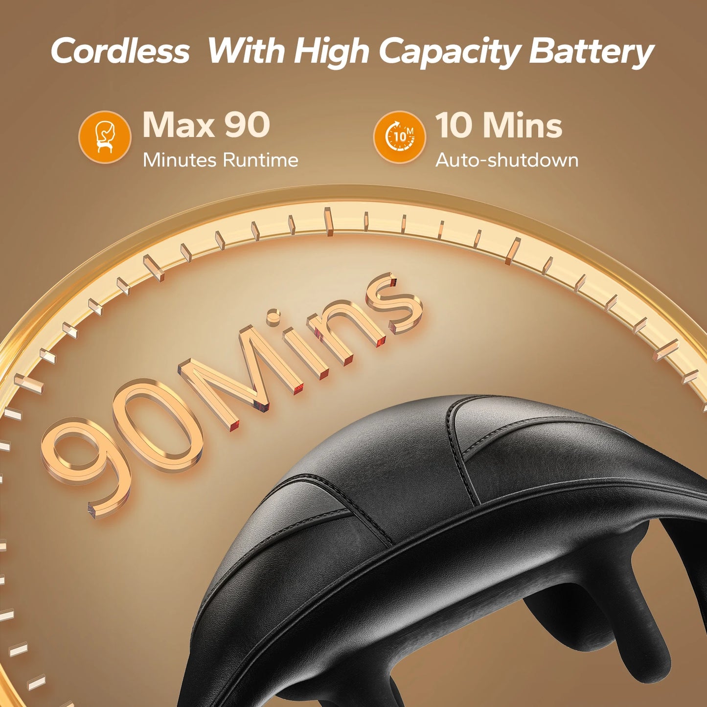 Cordless Neck Massager for Pain Relief Deep Tissue Shiatsu Neck Shoulder Massager with Heat Back Massager for Home Office