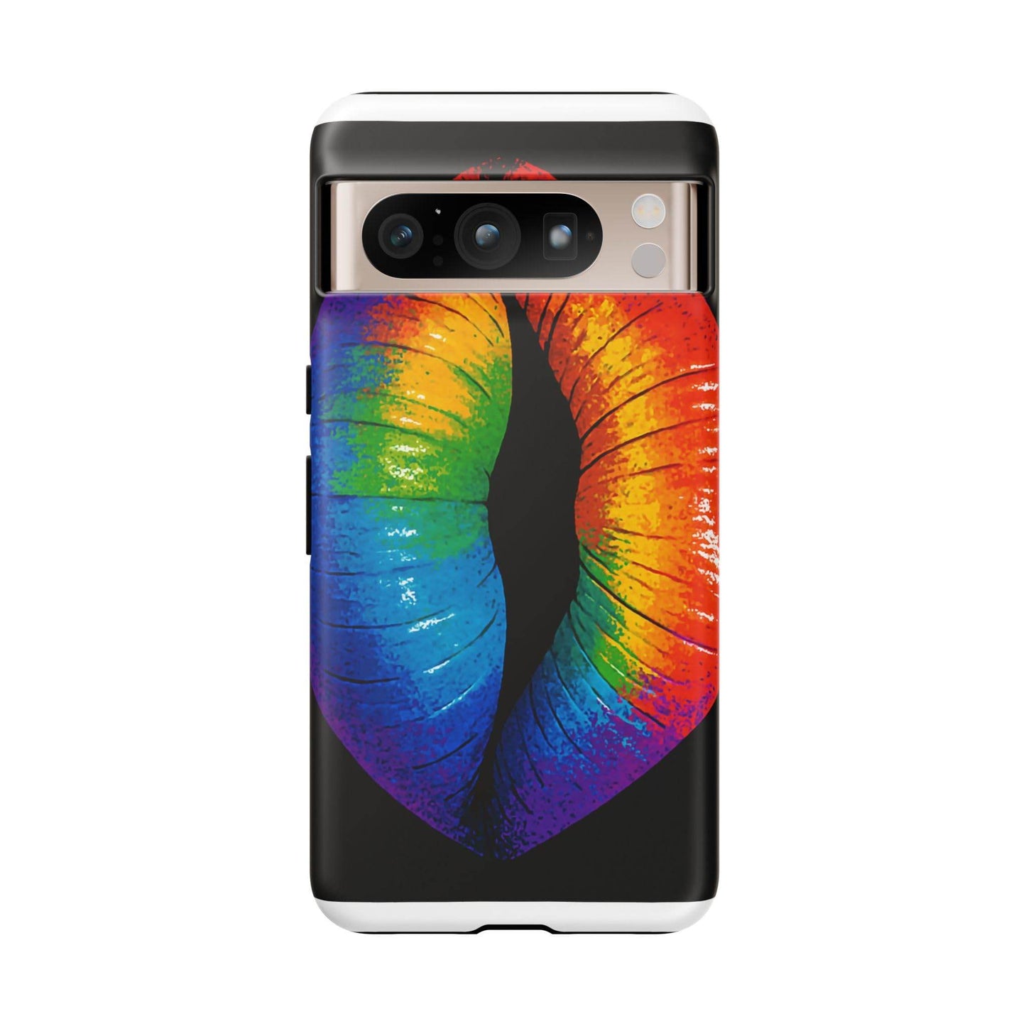 Rainbow Lips Phone Case - Bold Colorful Pride Accessory