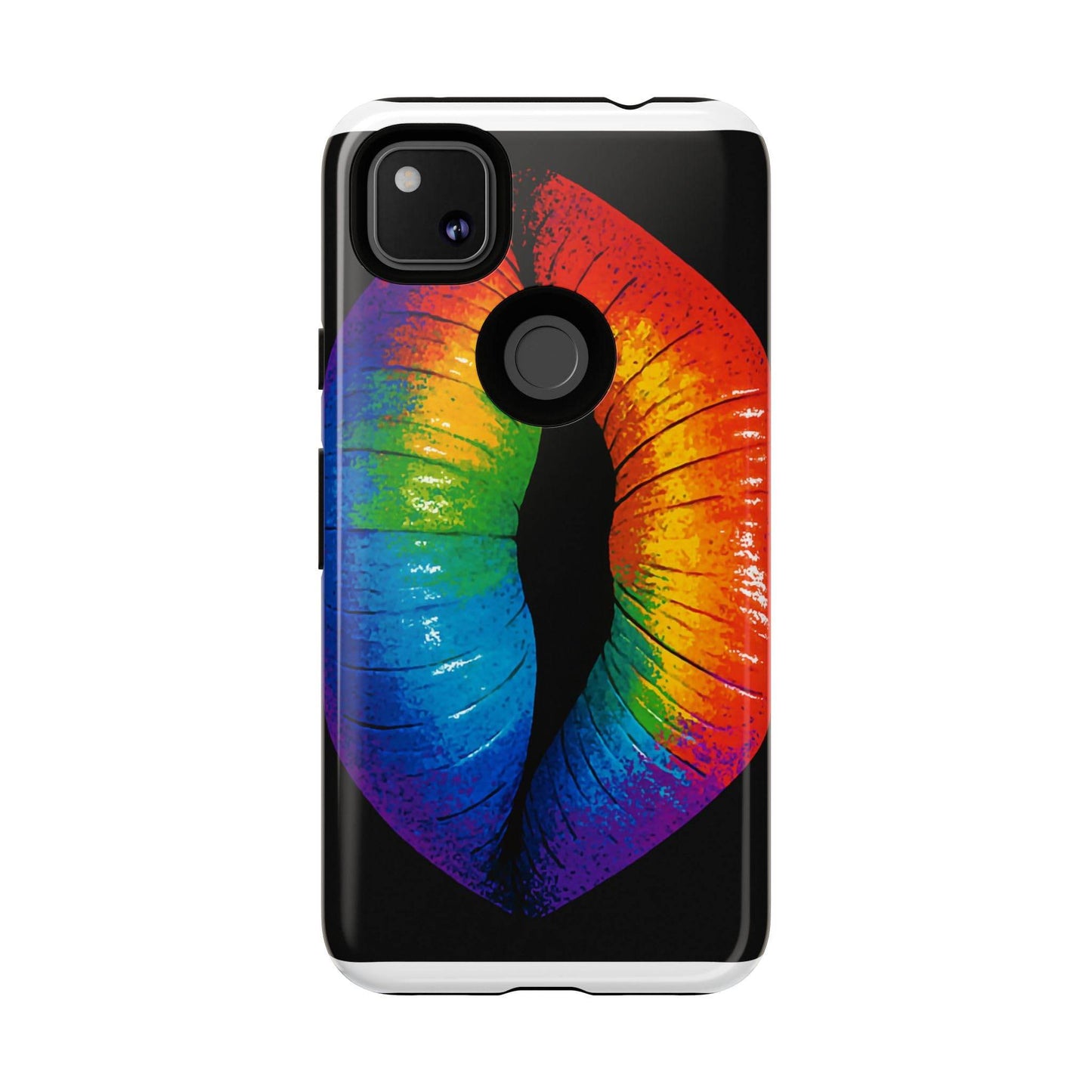 Rainbow Lips Phone Case - Bold Colorful Pride Accessory
