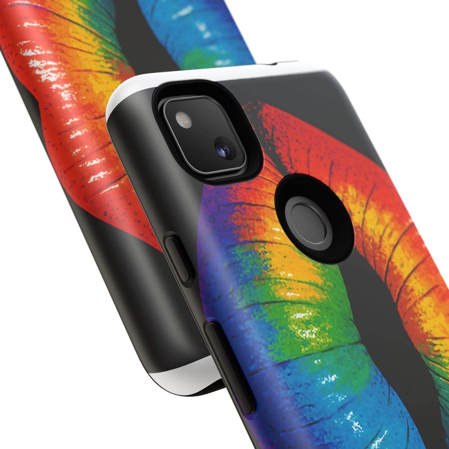 Rainbow Lips Phone Case - Bold Colorful Pride Accessory