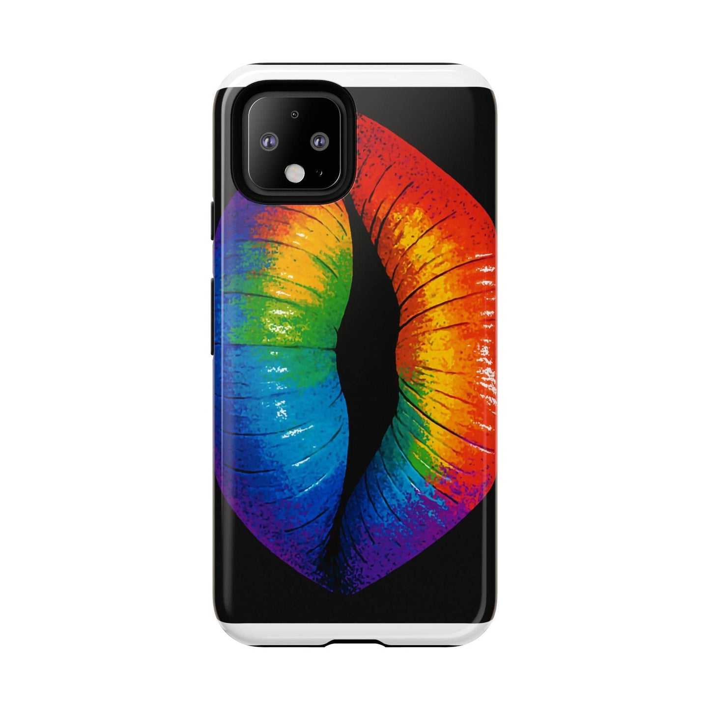 Rainbow Lips Phone Case - Bold Colorful Pride Accessory
