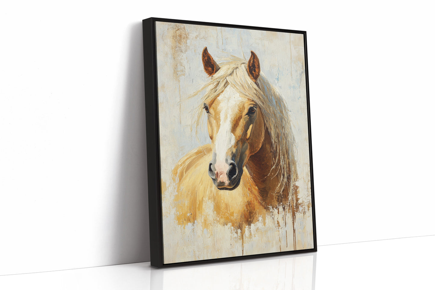 Golden Palomino in Brushstroke Light