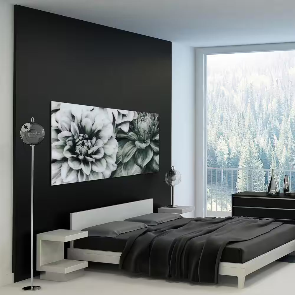 "Blossoms" Frameless Free Floating Tempered Art Glass by EAD Art Coop Wall Art