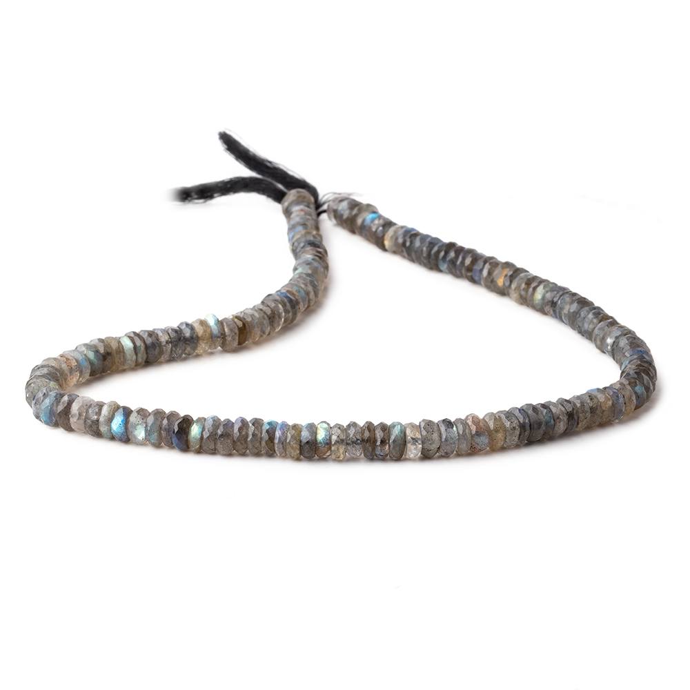 7mm Labradorite Faceted Heishi Beads 15 inch 140 pieces