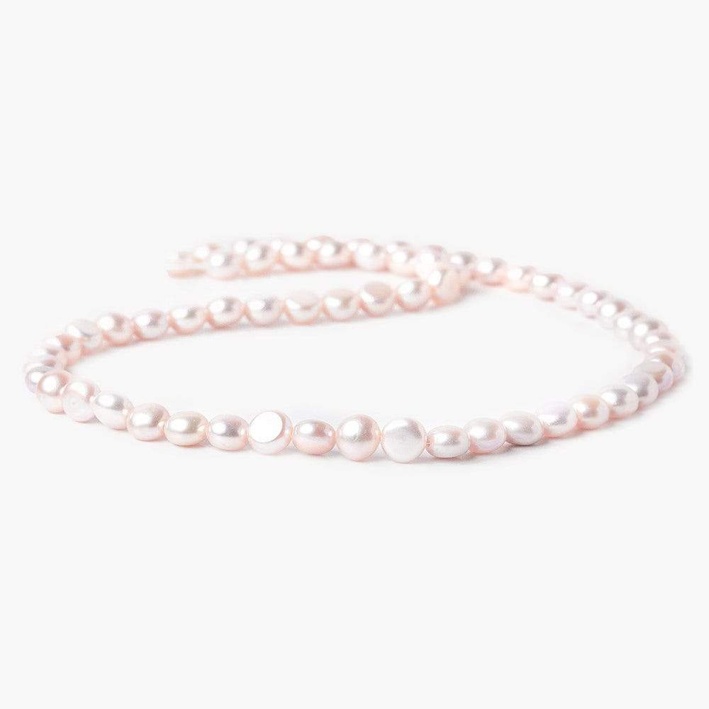 7mm Mauve Button Pearl, 15 inch