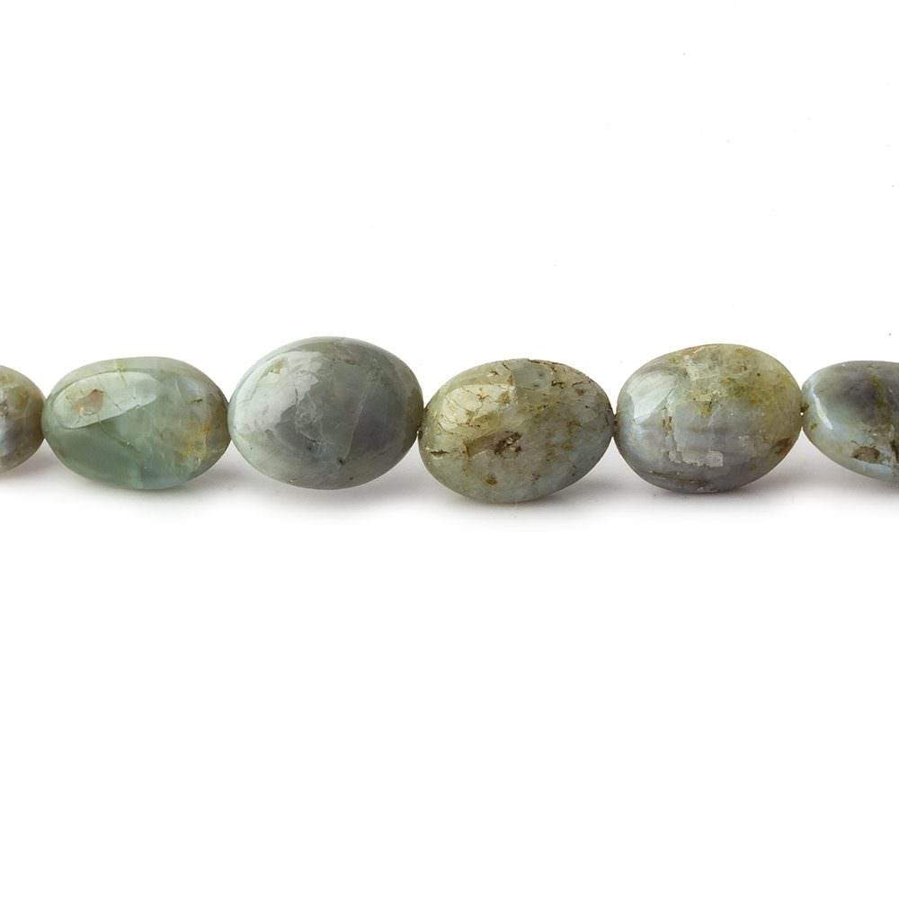 7x5-12x8mm Cat's Eye Chrysoberyl plain nugget beads 18 inch 47 pieces