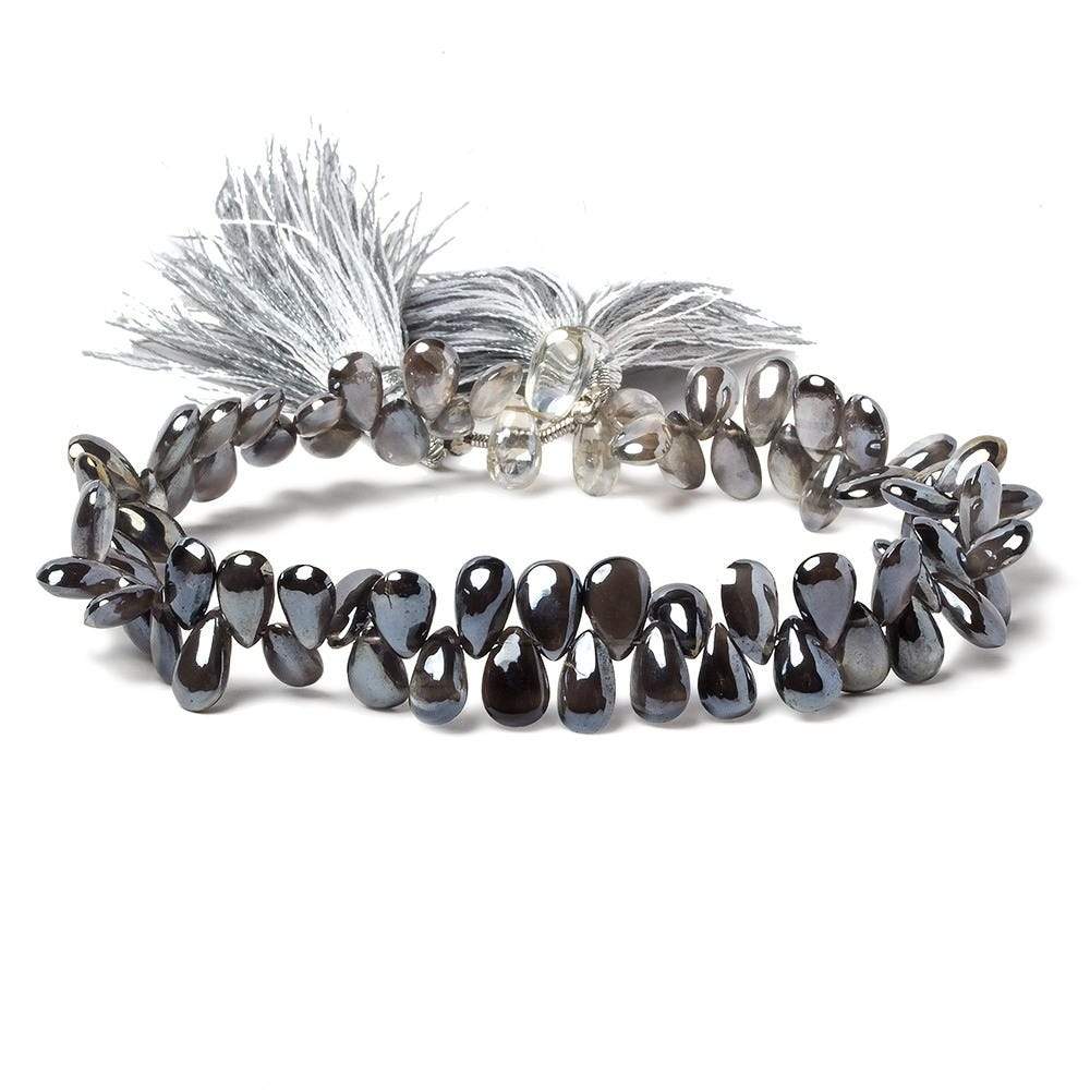 7x5-8x5mm Mystic Scapolite Plain Pear Beads, 8 inch 75 pieces