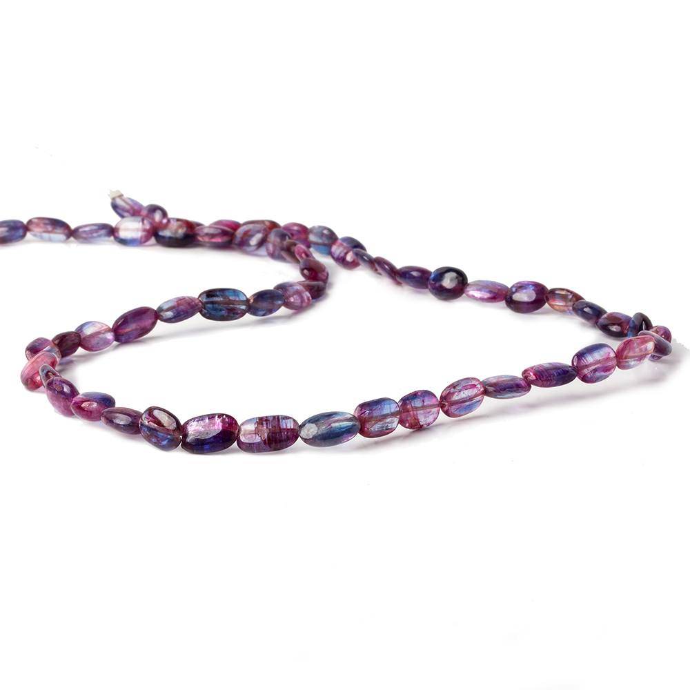 7x5-9x7mm Mystic Kyanite Plain Oval Beads 15 inch 48 pieces